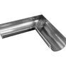Zinc Gutta Zinc Standard Half Round Corner - 90º Internal - 125mm x 70mm additional 1