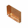 Coppa Gutta Copper Large Box Gutter - Stop End - 120mm x 90mm additional 1