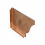 Coppa Gutta Copper Large Ogee Gutter - Stop End Right - 152mm x 130mm additional 1