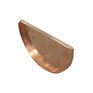 Coppa Gutta Copper Standard Half Round Gutter - Stop End - 125mm x 70mm additional 1