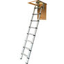 Werner Telescopic Aluminium Loft Ladder additional 2