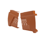 Timloc Dry Fix Verge For Profiled Tiles Eaves Closer Pack (Left &amp; Right Pair) additional 3