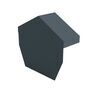 Kytun Tile Dry Verge Apex Unit Angled Aluminium (105 deg) additional 1