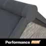 Kytun Aluminium Half Round Dry Verge Apex Cap For Ridge Tiles - Black additional 2