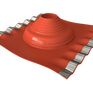 Dektite Soaker - Red Silicone (Ext Dia 380 - 610mm) Base 1006 x 905mm additional 1