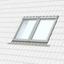 VELUX EBW UK10 0021C Twin Tile Flashing - 134cm x 160cm additional 3