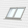VELUX EBW UK04 0021B Twin Tile Flashing - 134cm x 98cm additional 3