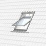 VELUX GGU SK06 007030 White Maintenance-Free Centre Pivot Solar INTEGRA Window - 114cm x 118cm additional 5
