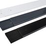 TRC Pre-Drilled Flat Roof Gutter Trim - 2.5m (Sold In Pairs includes clips and fixings) additional 1
