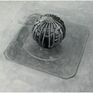 TRC Domed Leaf Guard For Flat Roof Drain Outlet - Dark Grey additional 2