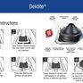 Dektite EZi-Seal Roof Pipe Flashing - Black EPDM (150 - 300mm) additional 2
