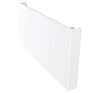 Freefoam Double Ended Plain 10mm Fascia Board - White (2.5m) additional 1