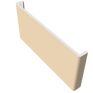 Freefoam Double Ended Plain 10mm Fascia Board - Sable (2.5m) additional 1