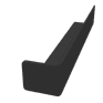 Freefoam 300mm uPVC Plain Square Leg Fascia Corner Trim additional 1