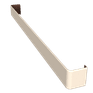 Freefoam 600mm uPVC Double-Ended Square Leg Plain Fascia Board Joiner - White additional 13