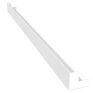 Freefoam 600mm Double Ended Flat Fascia Corner - White additional 1