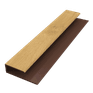 Freefoam uPVC 'J' Starter Trim For Hollow Soffit Boards - 5m additional 4