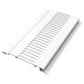 Freefoam 100mm Hollow Soffit Tongue & Groove Strip Vent - White (5m) additional 4