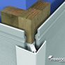 Freefoam 2-Part External Corner Trim For PVC Wood Effect Cladding - 3m additional 7