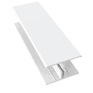 Freefoam 2-Part uPVC 'H' Cladding &amp; Soffit Joint Connector Trim - 3m additional 1