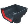 Freeflow uPVC Square Gutter Stopend Outlet additional 5