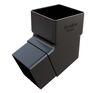 Freeflow 65mm Square 112° Degree uPVC Downpipe Offset Bend additional 1