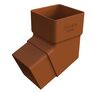 Freeflow 65mm Square 112° Degree uPVC Downpipe Offset Bend additional 5