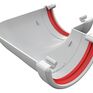 Freeflow 112mm uPVC 90° Half Round Gutter Angle additional 1