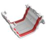 Freeflow 135mm uPVC Ogee Gutter Union Bracket additional 1