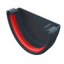 Freeflow 116mm uPVC Deep Gutter External Stop End additional 2