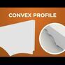 Freefoam Scalloped Decorative Fascia (Concave) - White (5m) additional 2