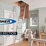 Werner Aluminium Loft Ladder - With Handrail additional 6