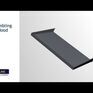 Alumasc Skyline BS150 Profile Aluminium Door Canopy - Anthracite Grey additional 2
