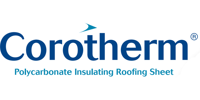 Corotherm Self Support Polycarbonate End Bar (White)