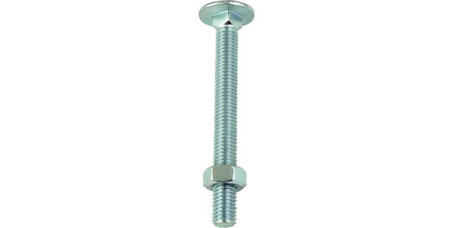 Olympic Fixings M10 Carriage Bolts &amp; Nuts (Box of 50)