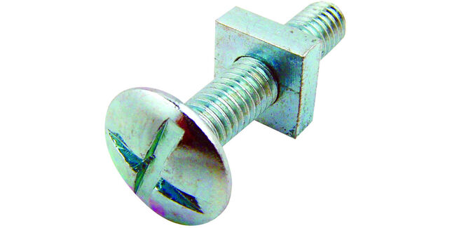 Olympic Fixings M6 Roofing Nuts & Bolts 12mm (Box of 200)