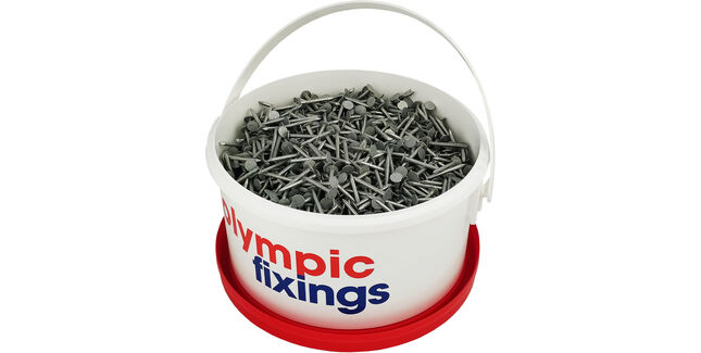 Olympic Fixings Galvanised Clout Nail 30 & 40mm (4 x 3kg Tub)
