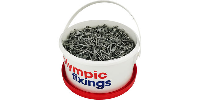 Olympic Fixings Galvanised Clout Nail 30 &amp; 40mm (4 x 3kg Tub)