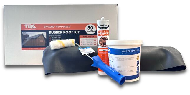 TRC 1.2mm EPDM Rubber Roofing Kit For Sheds & Garden Rooms
