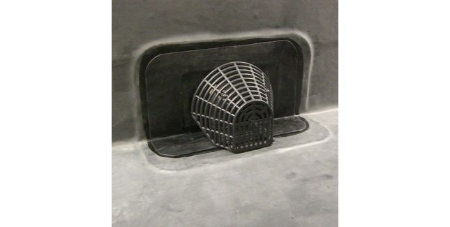 ClassicBond EPDM Horizontal Rain Outlet Installation Drain Kit 100mm