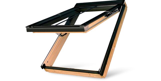 Fakro FPP-V/C P5 preSelect Natural Pine Conservation Top Hung Roof Window