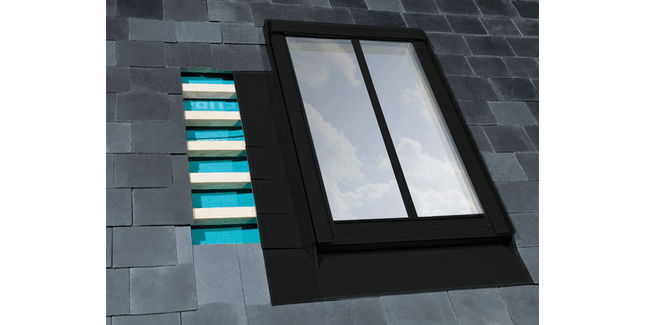 FAKRO Standard Depth Conservation Flashing Kit for Slate up to 10mm (ELV/C)