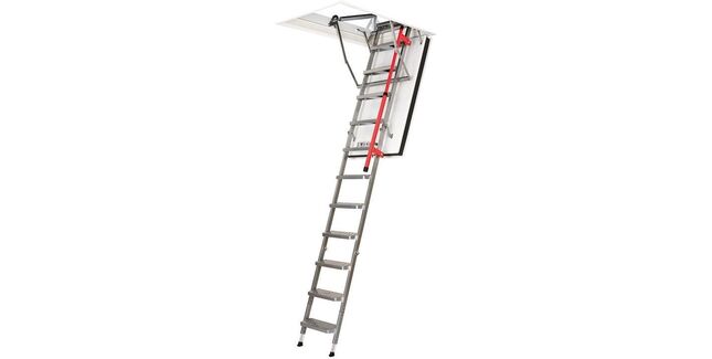 Fakro LMF Fire Resistant Metal Folding Loft Ladder and Hatch - 280cm