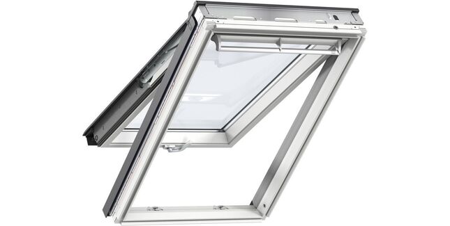 VELUX GPL SK06 2068 White Painted Top Hung Window - 114cm x 118cm
