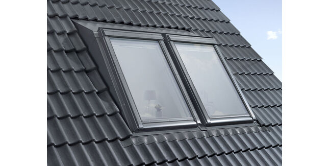 VELUX EAW SK10 6021E Low Pitch Tile Flashing For Twin Window - 114cm x 160cm