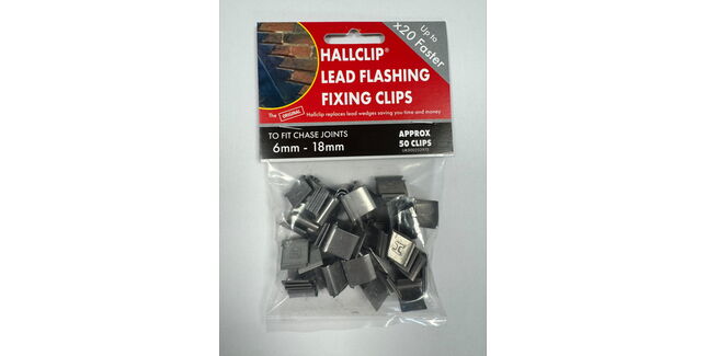Hallclip Lead Flashing Fixing Clips (Bag of 50)