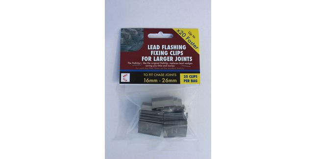 Hallclip+ Lead Flashing Fixing Clips for Larger Joints (Bag of 25)