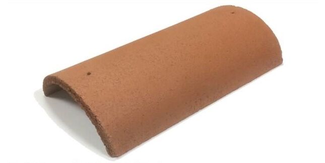 Forticrete Mortar-Free Concrete Half Round Ridge Tile