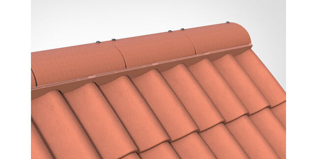 Forticrete 3m Vented Ridge Pack For Centurion/Senator Roof Tiles