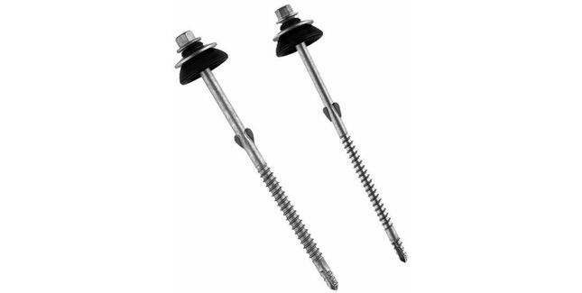 Eternit Topfix Fasteners (FarmTec) Stainless Steel - 120mm (for Steel) Pack of 100